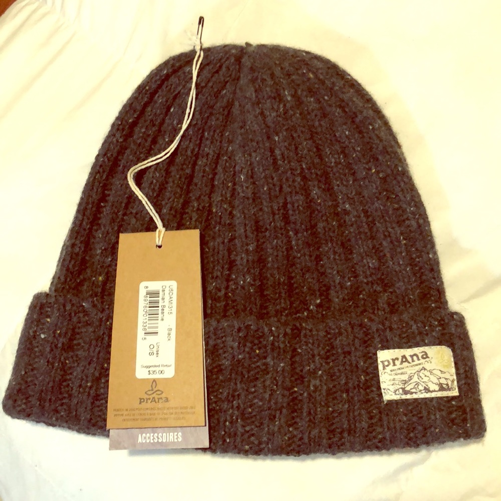 Prana grey beanie